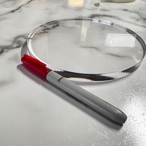 Clear acrylic discs 1/2" thick versatile crafts signs cake bases om designs art installations display materials durable acrylic creative possibilities crafting supplies