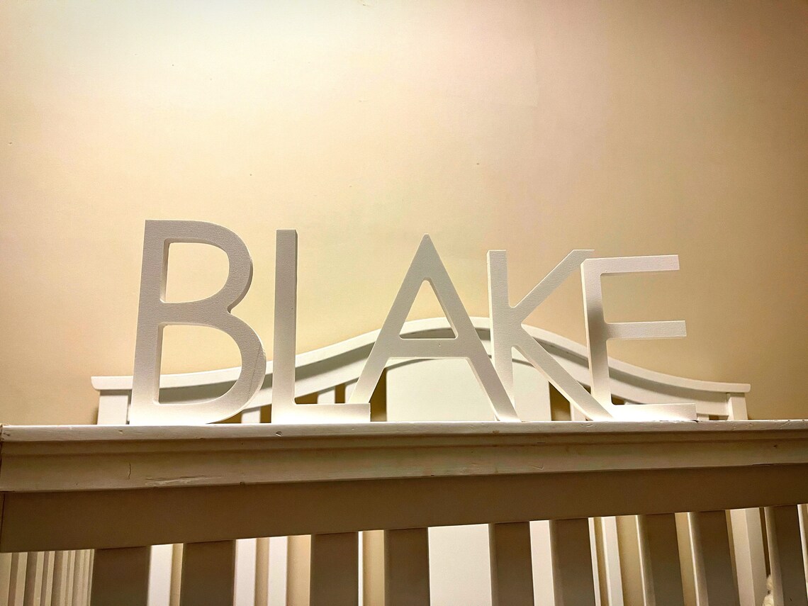 Customize 1/2 Thick White PVC Letters Light Weight and - Etsy