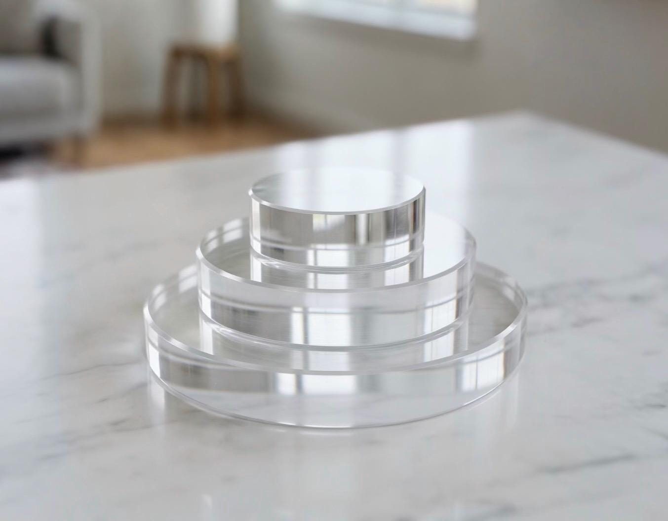 Square Riser Set of 3 — 1" Thick