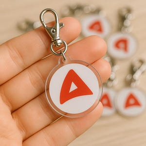 Custom Logo Acrylic Keychains: Bulk Laser Cut Promotional Swag