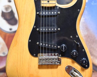 Vintage 1976 Fender Stratocaster Natural Original, Incredible Road Wear & Vibe