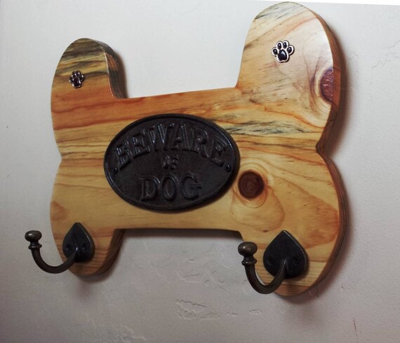 wooden dog leash holder etsy
