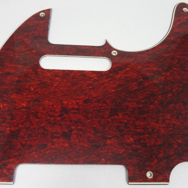 Tortoise Shell Telecaster Pickguard 8-hole Modern