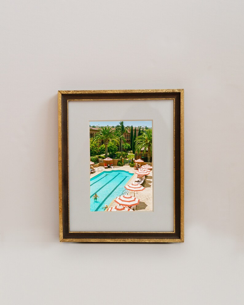 California Coast film print photography 35mm film swimming pool art image 2