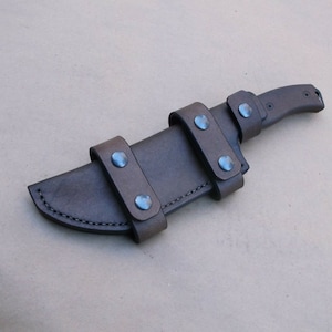 ESEE 6  Handmade Leather Sheath Scout Carry (SHEATH ONLY) 4 Week Wait, Prepper, Bushcraft, Camping, Bug Out, Survival Sheath