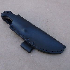 Ka Bar Becker BK-2 ESEE 5 Nordic Pouch Leather Sheath with Fire Steel Loop Side Carry Hand Made (Sheath Only) 5 Week or less Wait