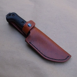 Ka Bar Becker BK-2 or Esee 5 Side Carry Made to Order Leather Sheath (Sheath Only) 4 Week Wait Side Carry, Camping, Prepper, Bug Out, Hiking