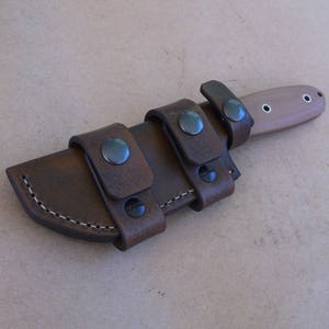Made to Order, ESEE 3 OR ONTARIO Rat 3 Handmade Scout Carry Leather Sheath (Sheath Only, Will Fit Either) 4/5 Week Wait, Prepper, Bushcraft