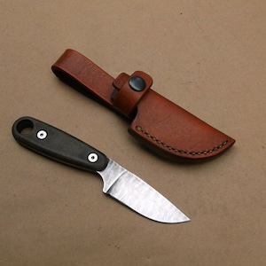 Esee IZULA II Handmade Leather Side Carry Sheath (Sheath Only) 4 WEEK Wait  Knife Not Included Leather-Craft Sheath Husband Gift