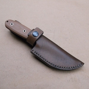 Made to Order, Leather Sheath for ESEE 3 OR ONTARIO Rat 3 Custom Leather Sheath (Sheath Only, Fits Either), 5 or less Week Wait