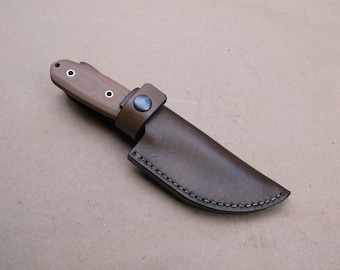 Handmade Sheath for ESEE 3 OR ONTARIO Rat 3 Custom Leather Sheath (Sheath Only, Will Fit Either) Custom 6 or less Week Wait