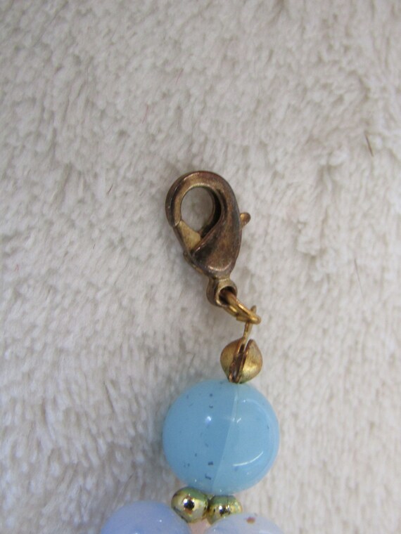 Vintage tri strand bead necklace - image 8
