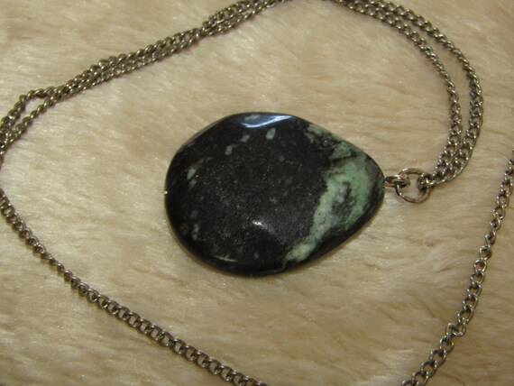 Vintage Kambaba Jasper stone necklace - image 8