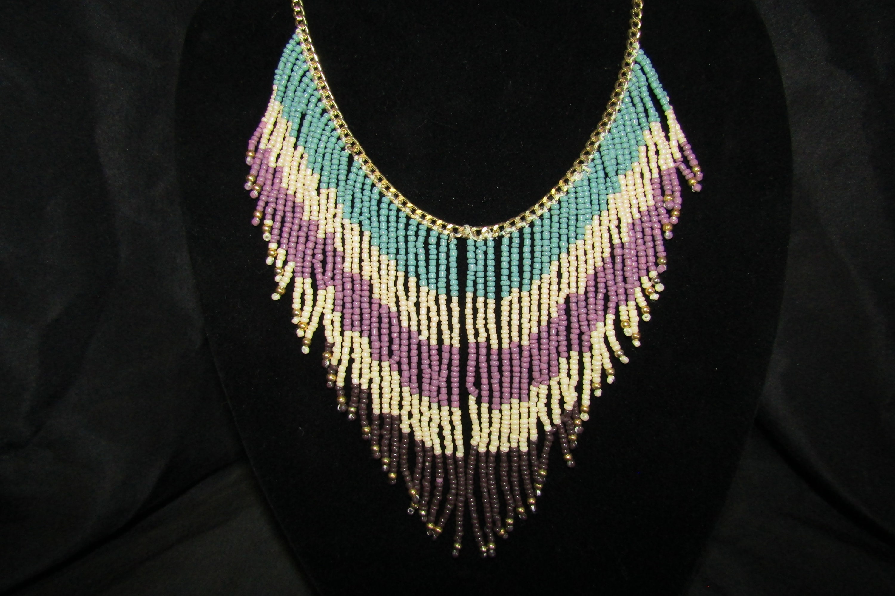 Zad beaded necklace clearance