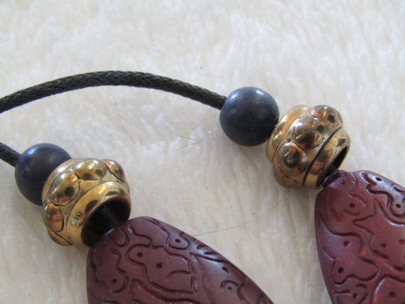 Hand crafted statement necklace - image 6