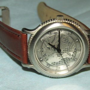 Vtg. Samsonite World of Flight Sammlerarmbanduhr