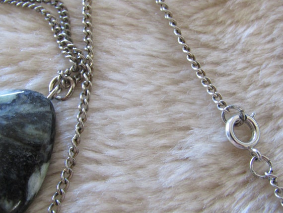Vintage Kambaba Jasper stone necklace - image 6