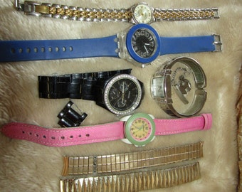 Lot of watches for parts/repair/jewelry making