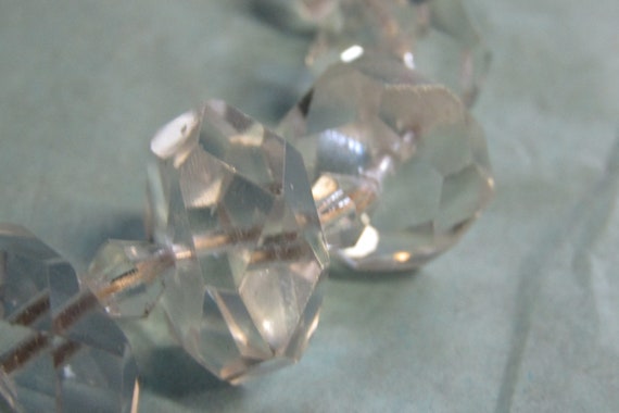 Vtg. cut glass crystal choker - image 8