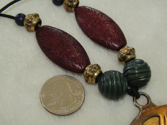 Hand crafted statement necklace - image 3