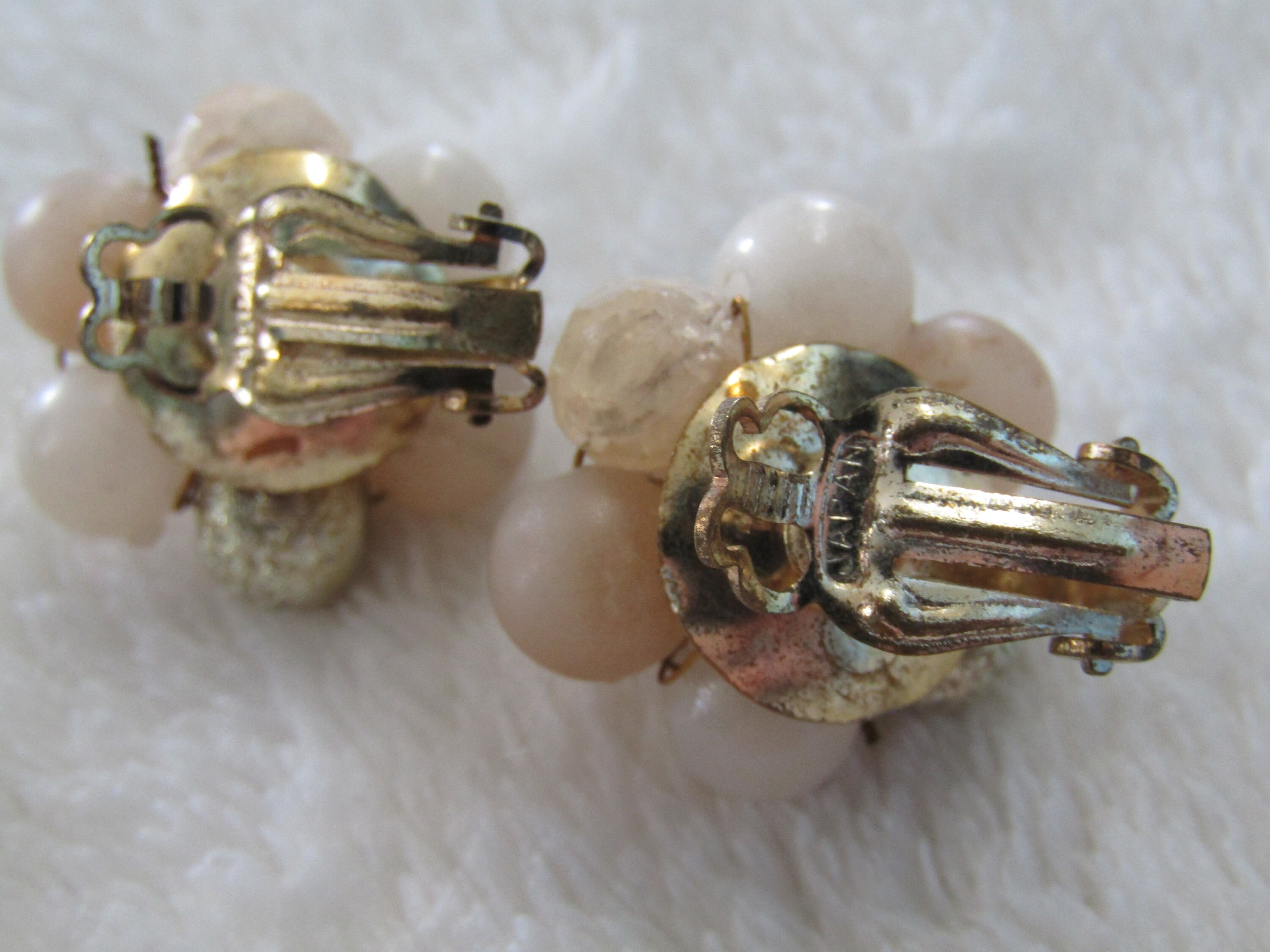 Two Pair Vintage Japan Clip on Earrings Etsy