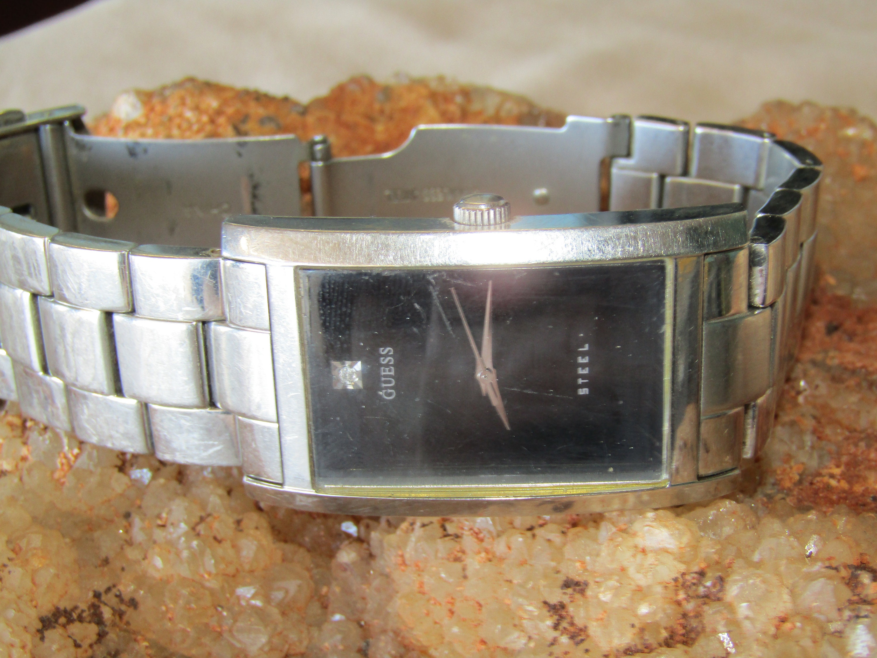 Guess Steel Wrist Watch | Etsy