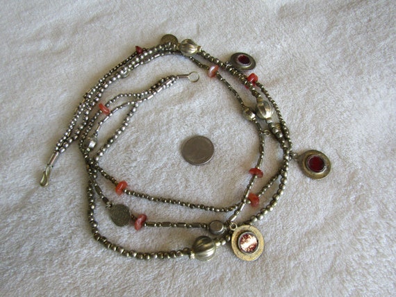 Handcrafted layered necklace - image 3
