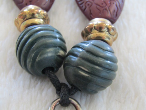 Hand crafted statement necklace - image 4