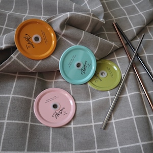 Mason Jar Lid, Tumbler, Straw Lid - Set of THREE