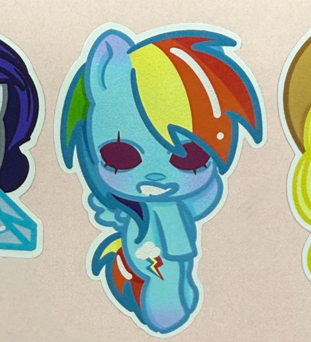 Raainbowdash Sticker MLP Rainbowdash Sticker - Etsy