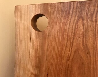 Handmade Live Edge Cherry Cutting Board