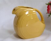 Vintage Fiesta Ware by Homer Laughlin 5.5 quot 28 oz. Pitcher Marigold Color Made in the USA Perfect Condition