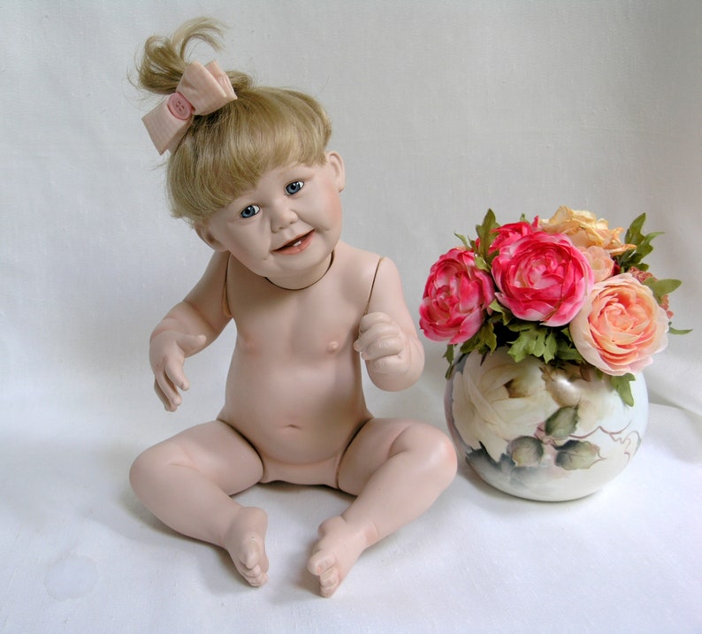 cute as a button porcelain doll