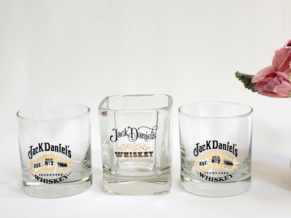 Sjah Generator ik wil 2 Jack Daniel's Old No. 7 Tennessee Whisky ronde glazen - Etsy Nederland