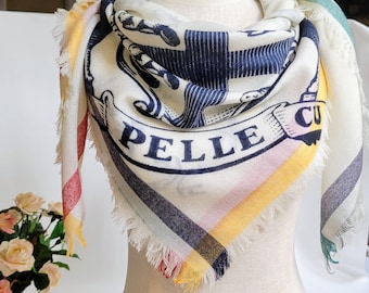 Hudson&#39;s Bay Company Wool Scarf: HBC Crest, Lightweight, Made in Canada