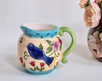Sango Coffee Creamer ~ Birds & The Bees-patroon ~ Grillig ontwerp