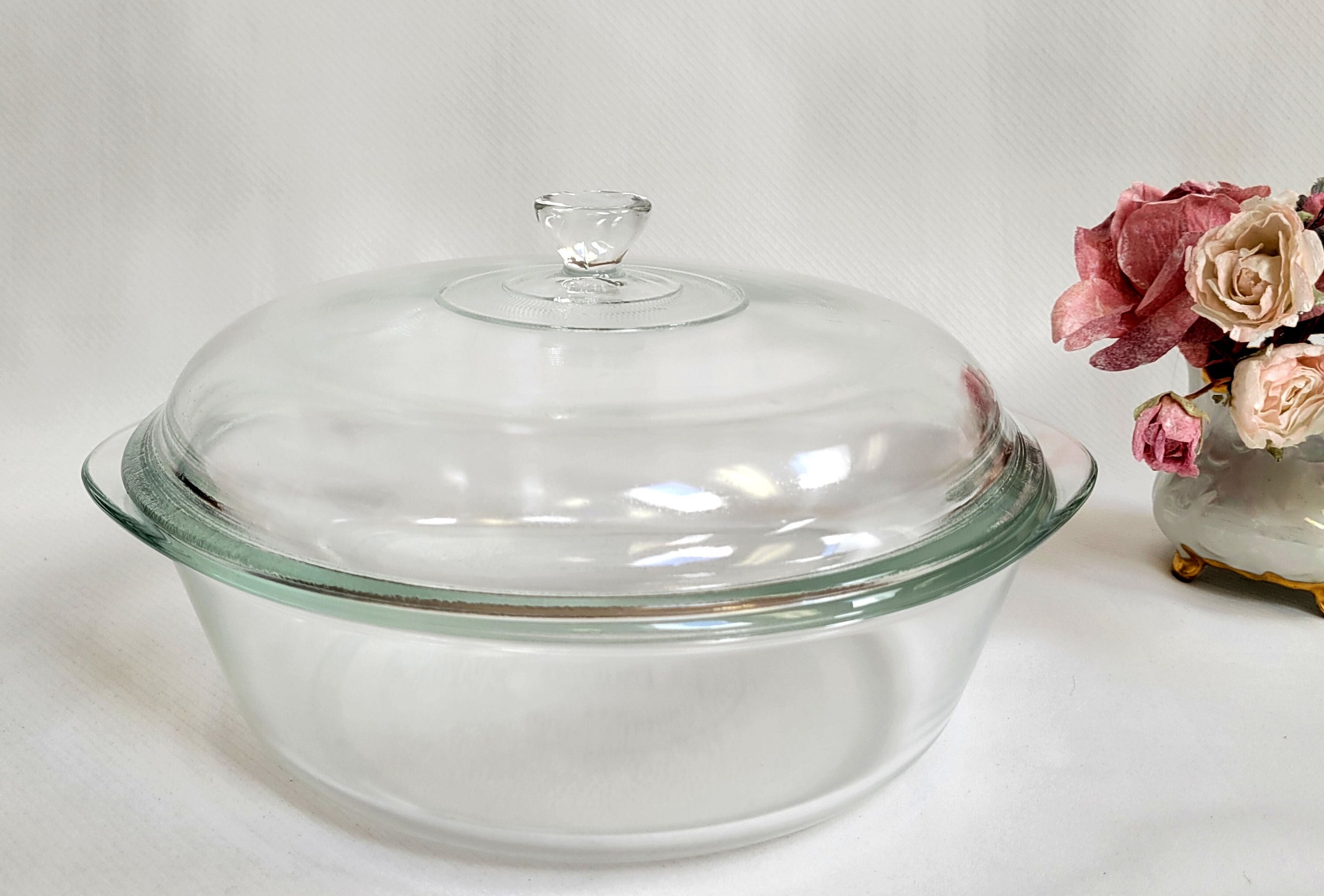 485 – 3 Quart Casserole Dish with Lid – Alfonso's Breakaway Glass Inc.