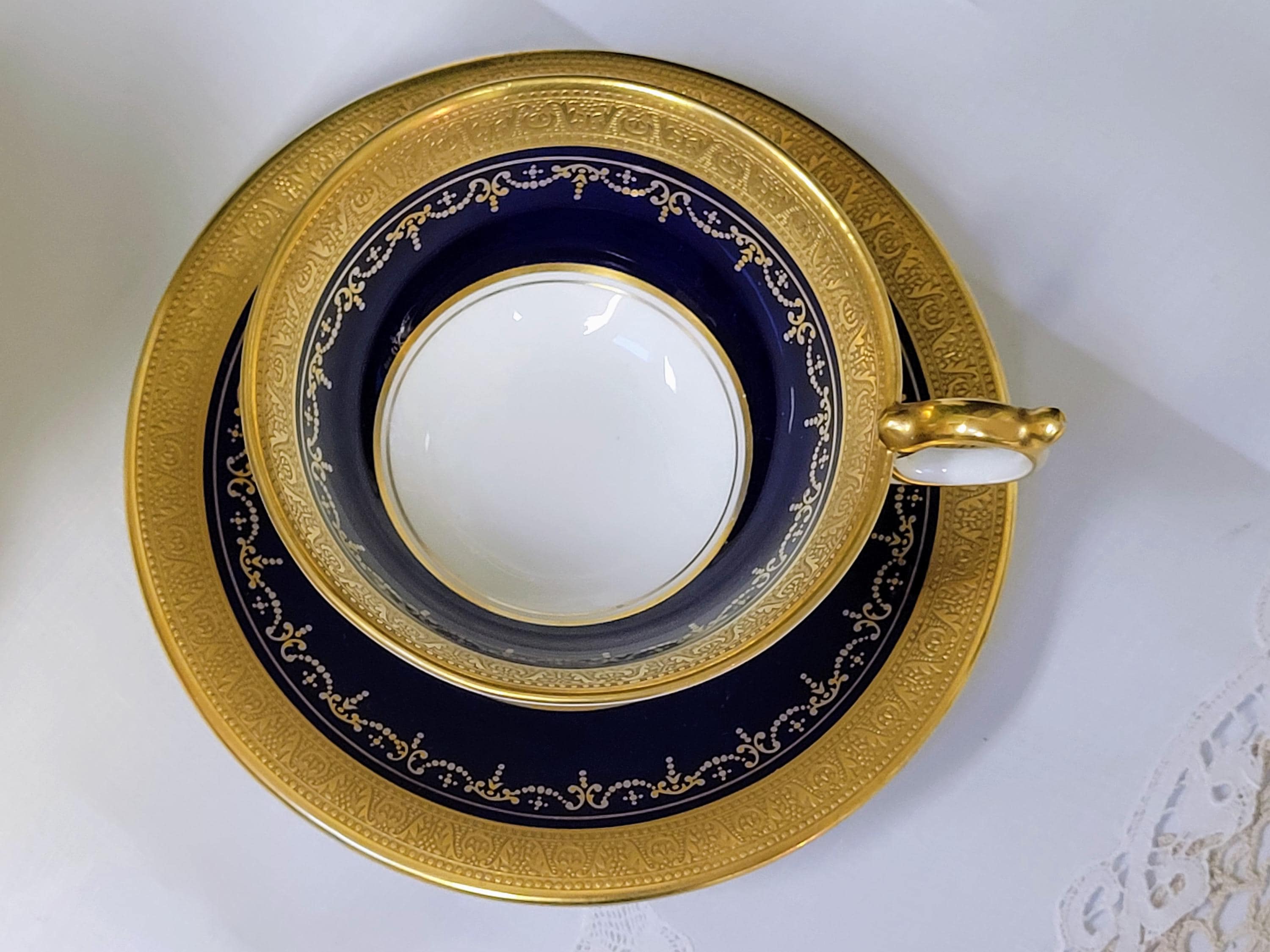 Aynsley georgian cobalt - Etsy 日本