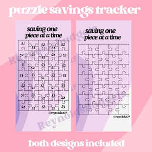Puzzle  // DIGITAL DOWNLOAD // savings challenge