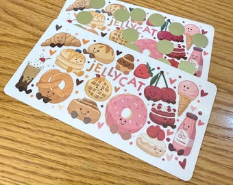 JC sweets a6 size savings challenge with dashboard/multiple scratchers