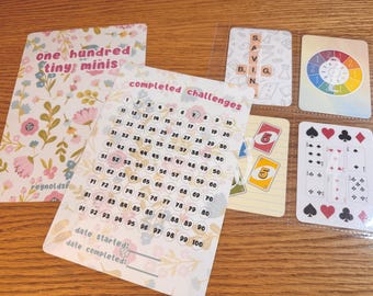 100 tiny mini savings challenges || PHYSICAL PRODUCT || savings challenges