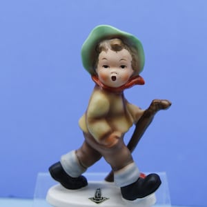 Vintage Germany Cortendorf Figurine little boy with walking stick