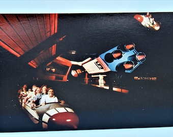 Vintage Walt Disney Produktionen Postkarte Space Mountain