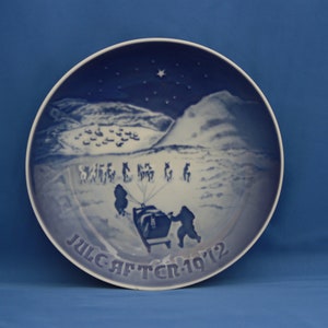 1972 B&G porcelain Christmas plate