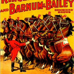 Ringling Bros and Barnum & bailey Zirkus Postkarte
