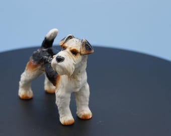 Vintage Goebel terrier dog. it is 4 1/4&quot; long and 4&quot; high.