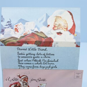 Vintage Werbebrief von Santa Claus von Standardhändler Santa Claus, IN Bradlees Abt. speichern NJ
