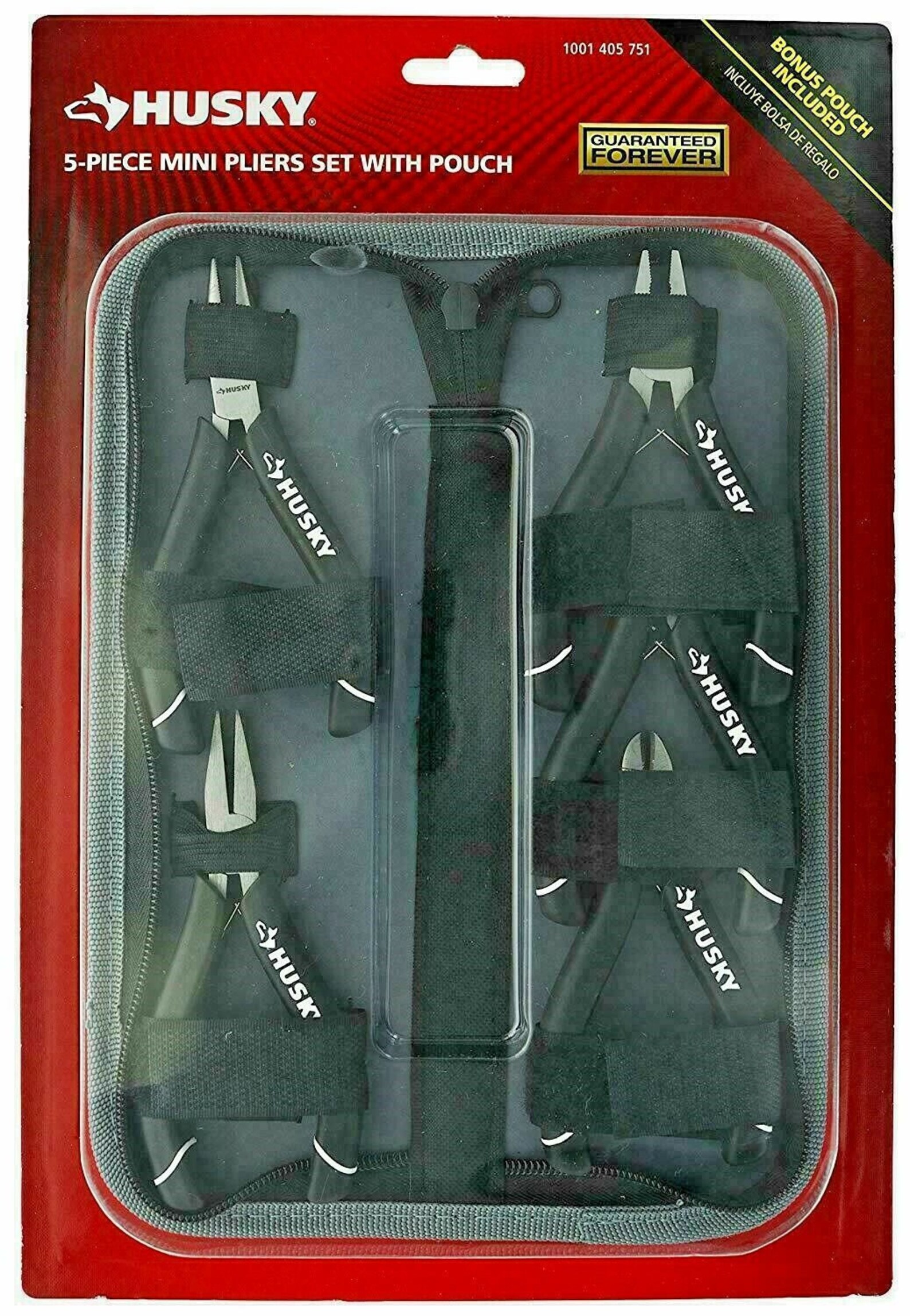 HUSKY 5 piece Mini Pliers Set With Pouch NEW Great Crafting Etsy