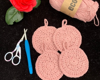 Pattern Flower Makeup Remover PadCoaster