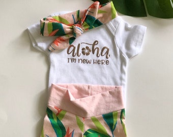 newborn hawaiian outfit